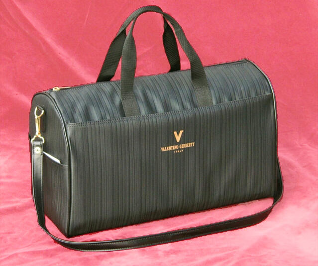 ★国産/日本製/豊岡かばん/ブラックストライプトラベルボストン/レディースバッグ/ショルダー/斜め掛け/実用的/シック/大人/オールシーズン/母の日/プレゼント...