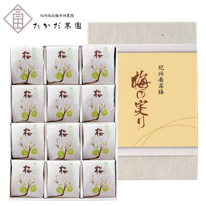 紀州南高梅 梅の実りはちみつ入り梅干　AM4-104-6　内祝 快気祝い 結婚祝い 父の日 香典返し 敬老の日 七五三 孫 両親 自宅 応援 プレゼント 御礼 成人式 御年賀 引越し お盆 お誕生日 南高梅発祥農園「たかだ果園」のサムネイル