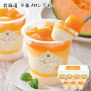 お中元2025 北海道 夕張メロンのアイス 51-03029 ギフト ご贈答 内祝 お誕生日 お取り寄せスイーツ 内祝 お口の中でトロンととろける、まるで果肉の...