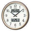 SEIKO セイコー 液晶表示つき電波時計 SE5-185-2 新築祝い 内祝 結婚祝い お歳暮 父の日 香典返し 敬老の日 七五三 両親 自宅 プレゼント 成人式 お誕生日 時計を見るたび、日付、温度湿度も確認できる電波時計です。