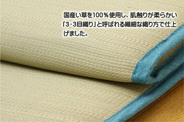 純国産 い草ごろ寝マット「トトロあじさい ベビーマット」約70×120cm（中:固わた15mm）汗っかきキッズ＆ベビーにおすすめ！※代引き不可【畳/たたみ/い草/シーツ/ござ/マット/抗菌/防臭/敬老の日/出産祝い】