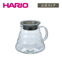 HARIO V60グラスサーバー600クリア　HARIO ハリオ コーヒー 日本製 耐熱ガラス 電子レンジ可 02サイズ 600ml 食洗機対応 おしゃれ 透明