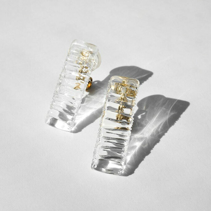 【公式ショップ】HARIO Lampwork Factory ハリオランプワークファクトリー イヤリング アイシクル かわいい ギフト