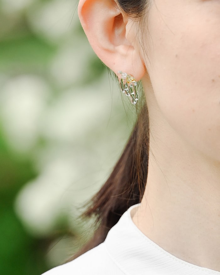 【公式ショップ】HARIO Lampwork Factory ハリオランプワークファクトリー ピアス ハノン