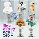 アクリルスタンド スプリング お好きなお写真で作れる オリジナル アクリルスタンドスプリング 子供 愛犬 うちの子グッズ プレゼント ギフト孫 写真 プリント ...