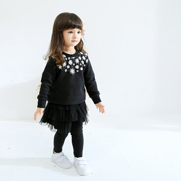 裏毛 キッズ トレーナー 女の子 子供 長そで 長袖 カットソー トップス ロングTシャツ キッズ服 子供服 可愛い 秋冬 綿100% 90cm 100cm 110cm 120cm 130cm 子ども 花柄 ベビー ジュニア スウェット