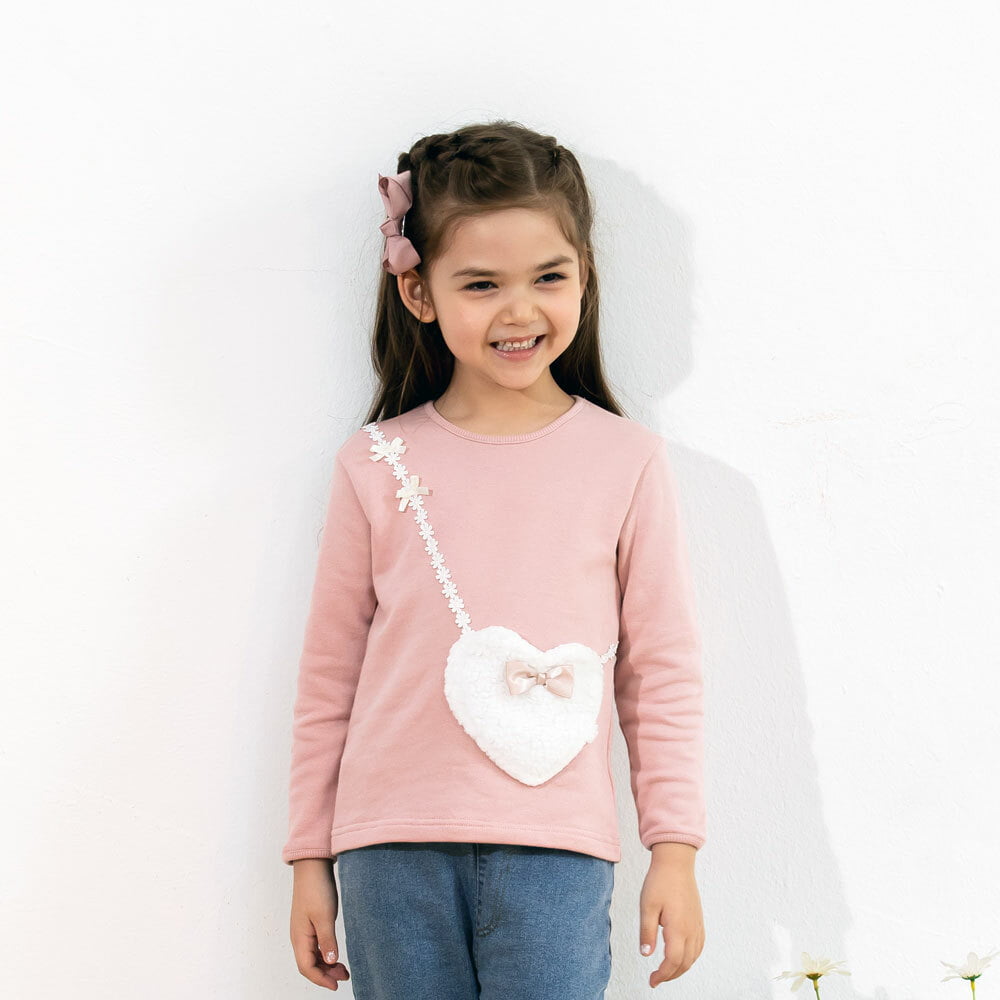 トレーナー キッズ ポシェット 子供服 女の子 トップス キッズ服 子供服 可愛い 春...