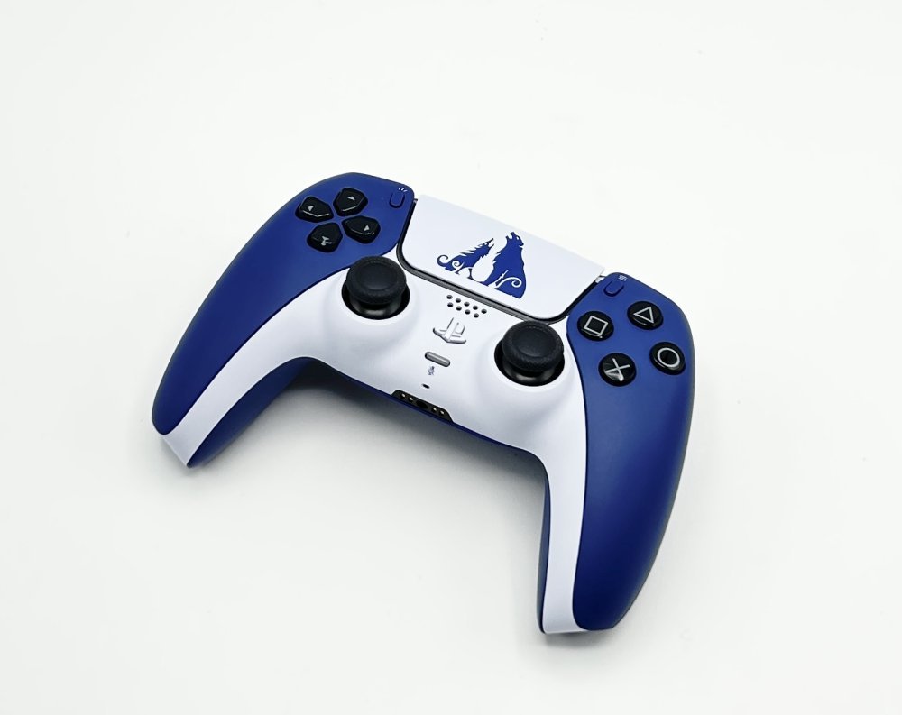 中古 【純正品】DualSense ワイヤレスコントローラー ゴッド・オブ・ウォー ラグナロク リミテッドエディション