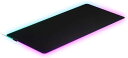 SteelSeries ゲーミングマウスパッド 大型 RGBイルミネーション ノンスリップラバーベース 12.2cm×59cm×0.4cm QcK Prism 3XL 63512