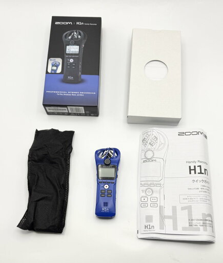 中古 ZOOM ズーム ハンディレコーダー Handy Recorder (H1n/L(ブルー) 中古 ZOOM ズーム ハンディレコーダー Handy Recorder (H1n/L(ブルー)