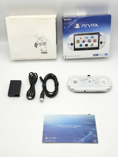 中古 PlayStationVita Wi?Fiモデル グレイシャー・ホワイト 『艦これ改』刻印モデル 中古 PlayStationVita Wi?Fiモデル グレイシャー・ホワイト 『艦これ改』刻印モデル