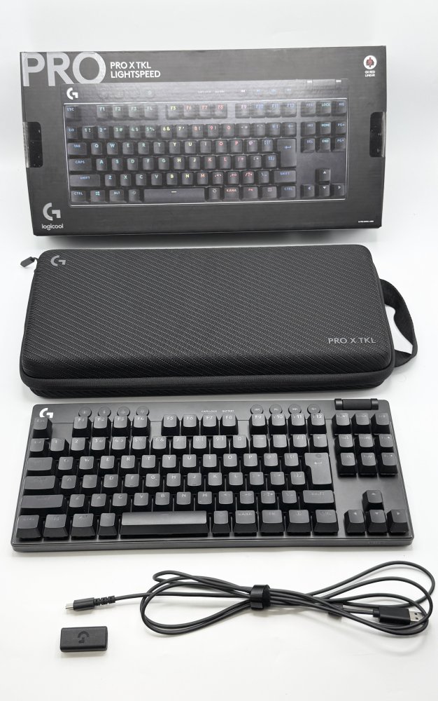 中古 Logicool G PRO X TKL LIGHTSPEED ワイヤレス ゲーミングキーボード テンキーレス ブラック