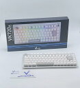 中古 エレコム ゲーミングキーボード V custom VK720A ラピッドトリガー搭載 有線 着脱式 ホワイト TK-VK720AWH
