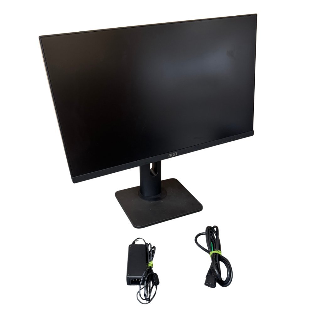 中古 MSI PRO MP243XP 24インチ IPS 1920 x 1080 (FHD) コンピューターモニター 100Hz ブラック