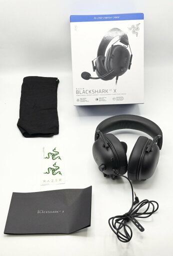 中古 Razer レイザー Blackshark V2 X for PlayStation ゲーミングヘッドセット PS5 PS4 ヘッドセット 中古 Razer レイザー Blackshark V2 X for PlayStation ゲーミングヘッドセット PS5 PS4 ヘッドセット