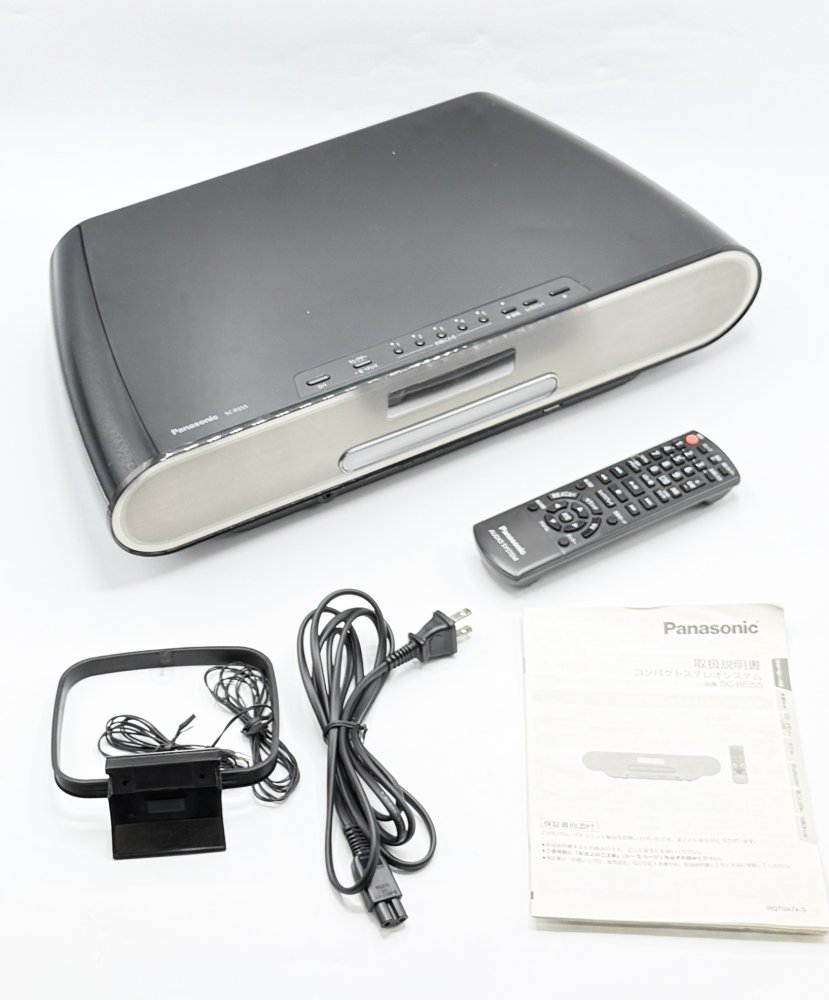中古 パナソニック コンパクトステレオシステム ブラック SC-RS55-K
