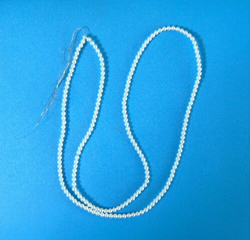 【ビーズパーツ パール連 4mm（約190粒）】