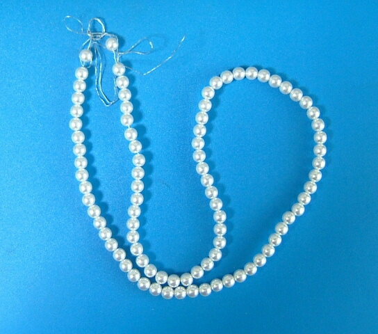 【ビーズパーツ パール連 8mm（約93粒）】