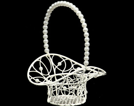 【パールビーズハンドルハートボストンS】533-052S