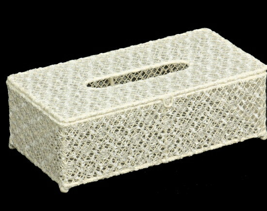 【オーガンジーティッシュBOX】511-058A