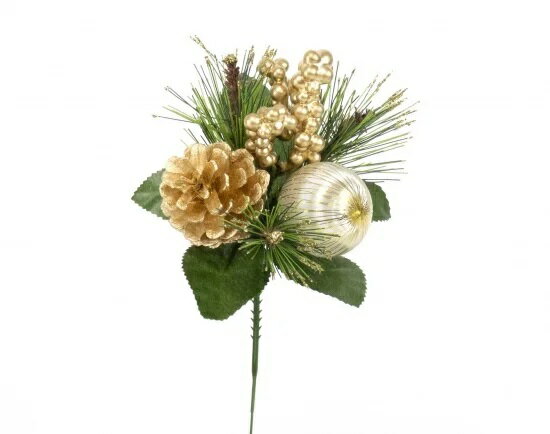 お正月【正月迎春ピック（ホワイト）】