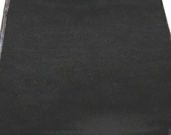 【アートフラワー材料】生地生地ソフトチュール（ブラック） 1Mx188cm