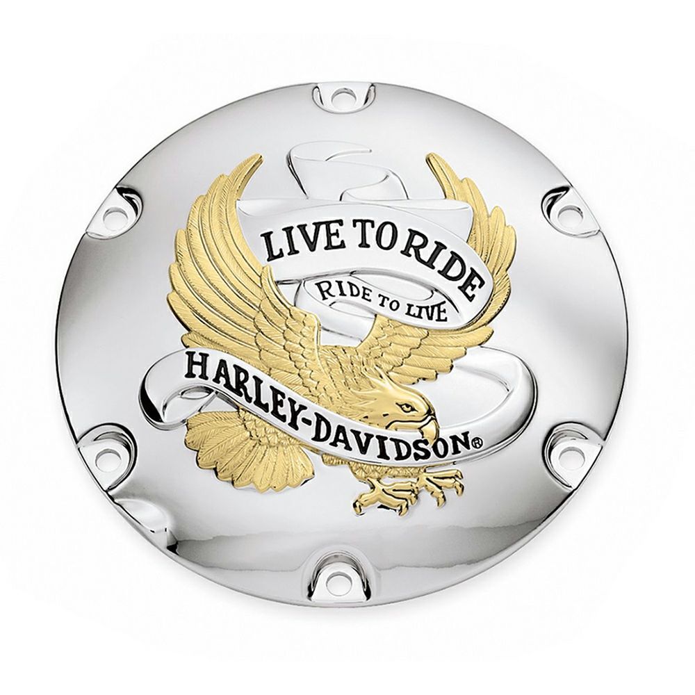 【25127-04A】ハーレー純正 HARLEY-DAVIDSON “LIVE TO RIDE” コレクション ダービーカバーLive To Ride Derby Cover／スポーツスター