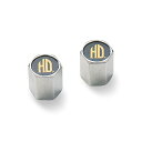 【41146-97】ハーレー純正 クローム ABSバルブステムキャップ ゴールド H-DロゴH-D ABS Valve Stem Caps／EVOダイナ／ストリート／スポーツスター／ダイナ／