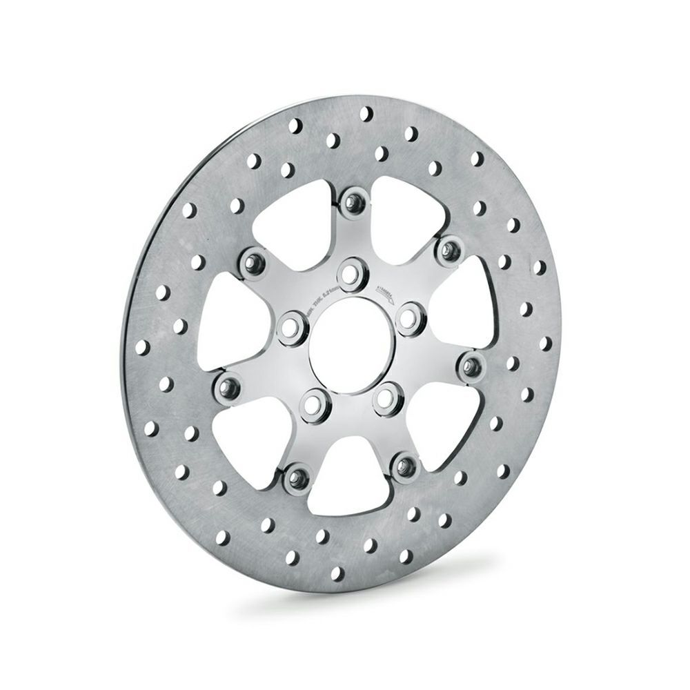 乐天商城 - 【41500069】ハーレー純正　ポリッシュフローティングブレーキローター リアTurbine Floating Brake Rotor／EVOダイナ／M8ソフテイル／スポーツスター／ダイナ／