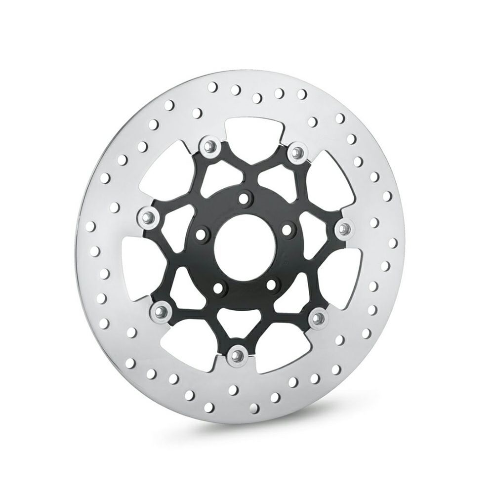 Rakuten - 【41500108】ハーレー純正　ポリッシュフローティングブレーキローター フロントSplit 7 Spoke Floating Brake Rotor／M8ソフテイル／TCソフテイル／スポーツスター／ダイナ／