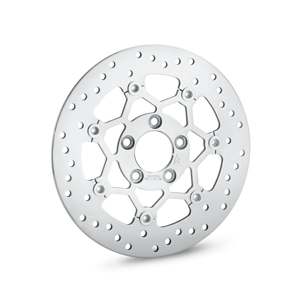 Rakuten - 【41500109】ハーレー純正　ポリッシュフローティングブレーキローター リアSplit 7 Spoke Floating Brake Rotor／EVOツーリング／TCソフテイル／TCツーリング&トライク