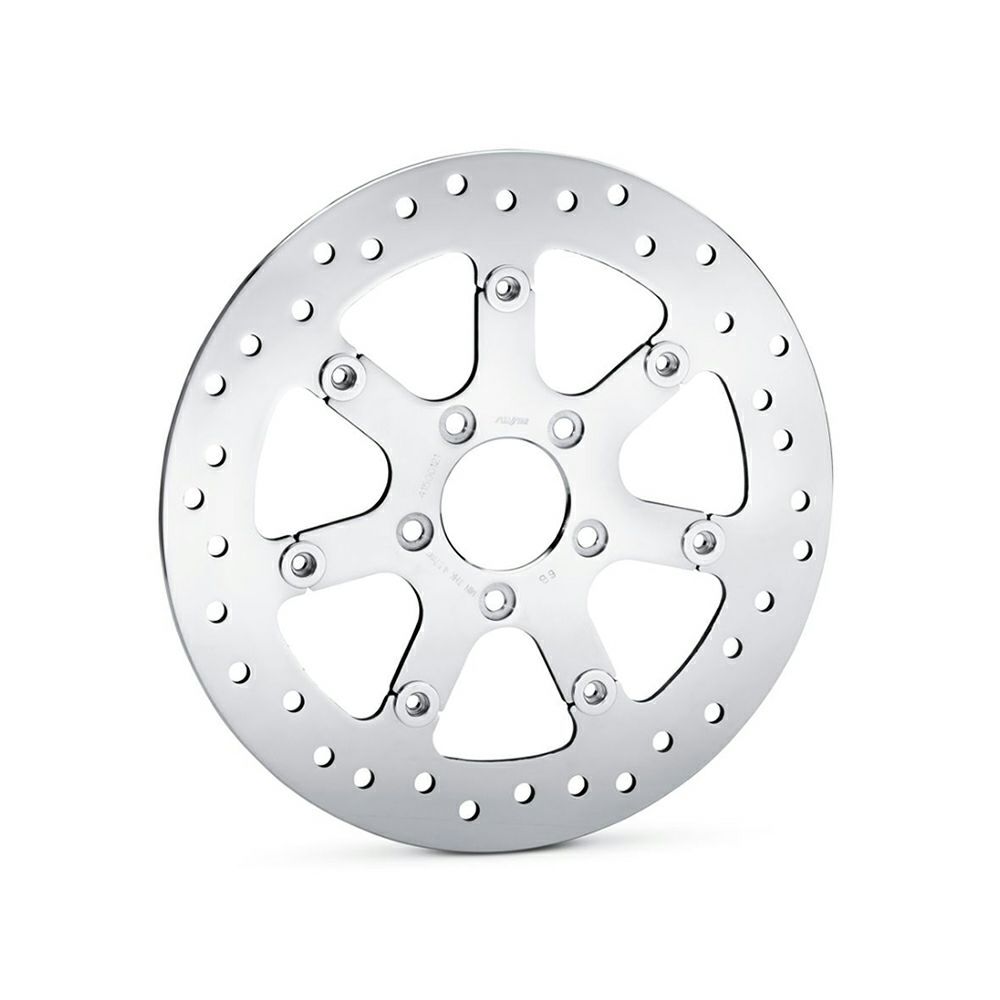 【41500120】ハーレー純正　ポリッシュフローティングブレーキローター フロントTurbine Polished Floating Brake Rotor／M8ソフテイル／TCソフテイル／スポーツスター／ダイナ／