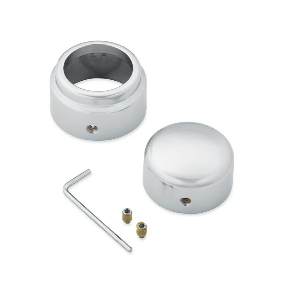 Rakuten - 【43000111】ハーレー純正　リアアクスルナットカバーRear Axle Nut Covers - Satin Chrome／M8ソフテイル