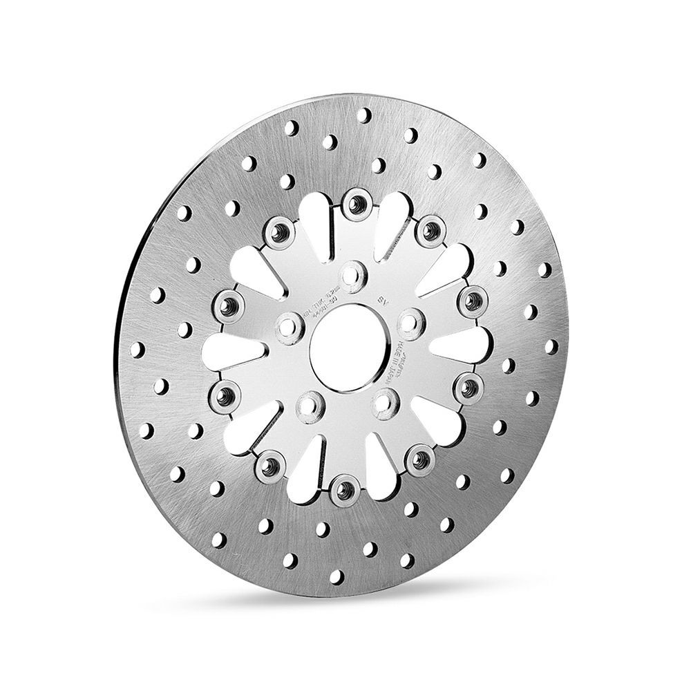 Rakuten - 【44367-00A】ハーレー純正　ポリッシュフローティングブレーキローター フロントTeardrop Floating Brake Rotor／EVOダイナ／TCソフテイル／スポーツスター／ダイナ／