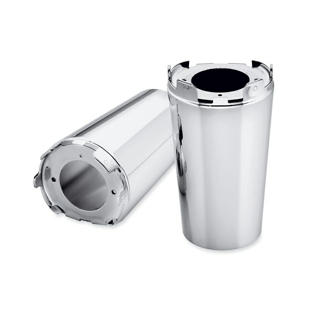 【45800133】ハーレー純正　アッパーフォークスライダーカバー／クローム Chrome Upper Fork Slider Co..