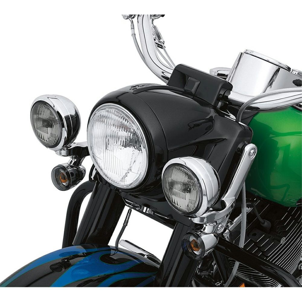 Rakuten - 【46555-03B】ハーレー純正　ヘッドライトトリムリング／グロスブラックGloss Black Headlamp Trim Ring／EVOツーリング／M8ツーリング&トライク／TCツーリング&トライク