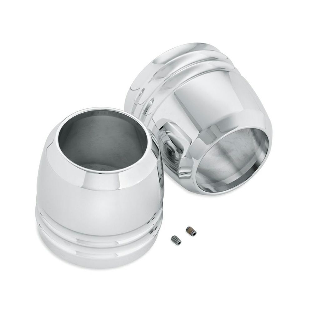 【46889-06】ハーレー純正　ビレットフォークスライダー・ダストカバーBillet Fork Slider Dust Covers／ダイナ