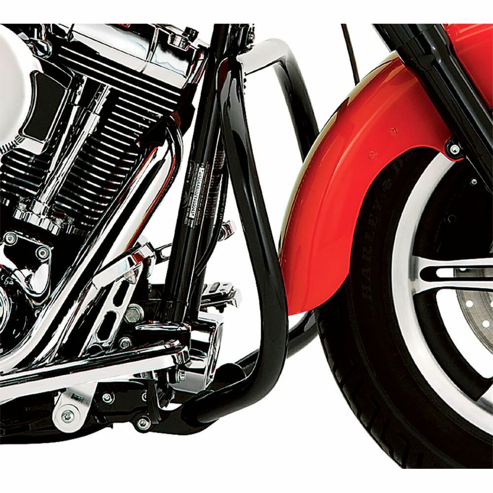Rakuten - 【49023-02A】ハーレー純正　エンジンガード／グロスブラック Gloss Black Engine Guard Kit／TCソフテイル
