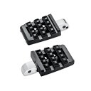 【50500992】ハーレー純正 ドミニオン・コレクション・フットペグ/ブラック パッセンジャーDominion Passenger Footpegs/M8ソフ...
