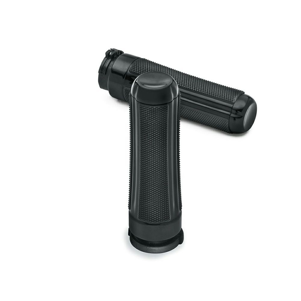 樂天商城 - 【56100356】ハーレー純正　エアフロー・ハンドグリップ／グロスブラックAirflow Hand Grips／EVOダイナ／TCソフテイル／スポーツスター／ダイナ／