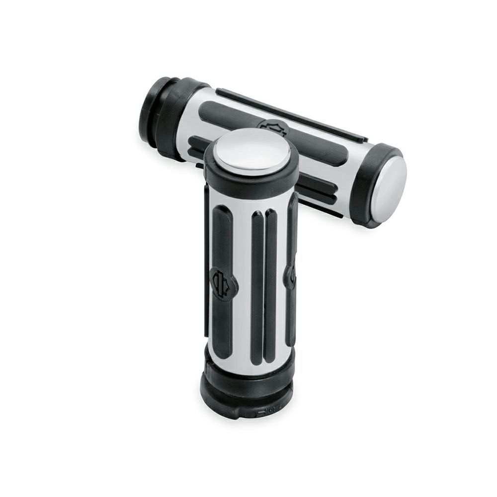 乐天商城 - 【56263-08】ハーレー純正　クローム＆ラバー・ハンドグリップ　ラージChrome and Rubber Hand Grips／M8ツーリング&トライク