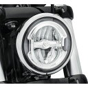 【67700355】ハーレー純正 デーメーカー シグネチュア リフレクターLEDヘッドライト5-34 in. Daymaker Signature Reflector LED Headlamp - Chrome／M8ソフテイル／ストリート／スポーツスター／ダイナ／