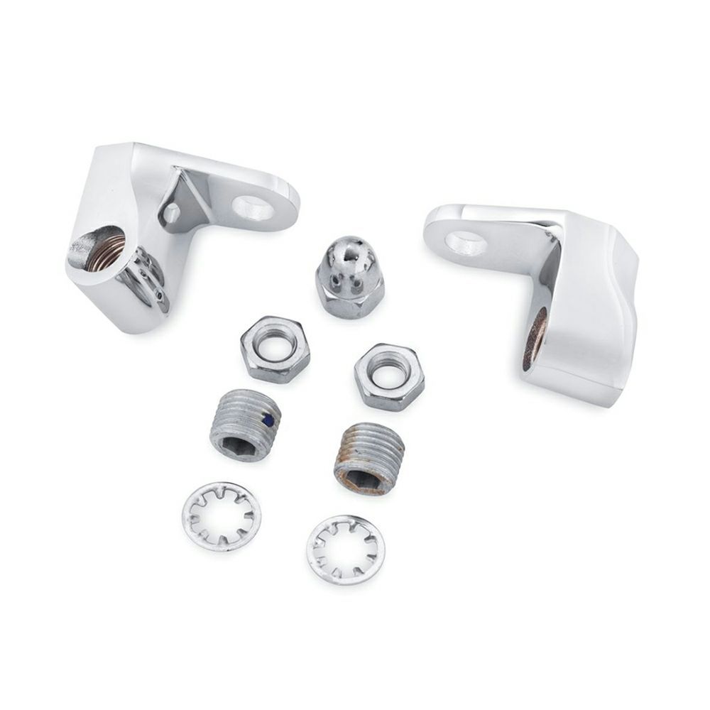 Rakuten - 【68266-03】ハーレー純正　フロントターンシグナルマウントキット／クロームFront Turn Signal Mount Kit／EVOダイナ／M8ソフテイル／スポーツスター／ダイナ／