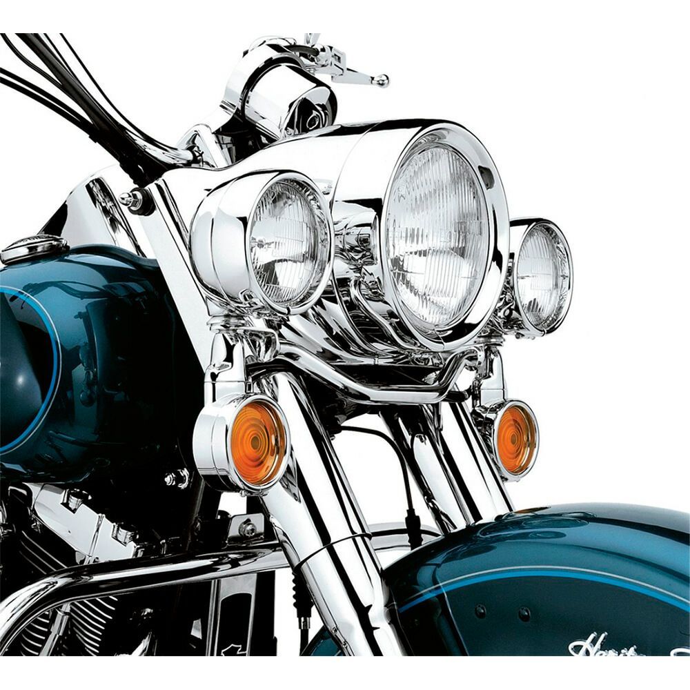 Rakuten - 【69622-99B】ハーレー純正　フレンチ・トリムリング・コレクションPassing Lamp Trim Ring／EVOダイナ／ストリート／スポーツスター／ダイナ／