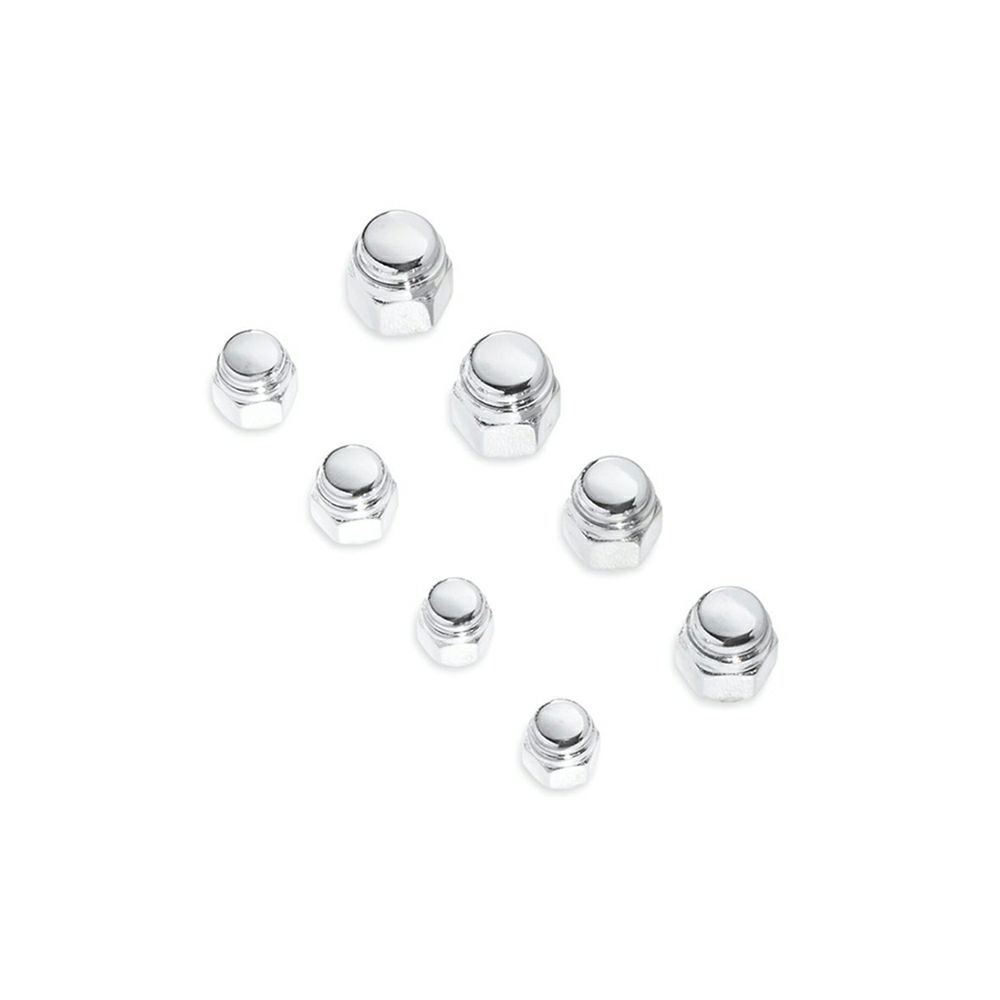 Rakuten - 【8064】ハーレー純正　ドームヘックスナット クローム 3/8インチ-16 スレッドDome Hex Nuts／EVOダイナ／ストリート／スポーツスター／ダイナ／
