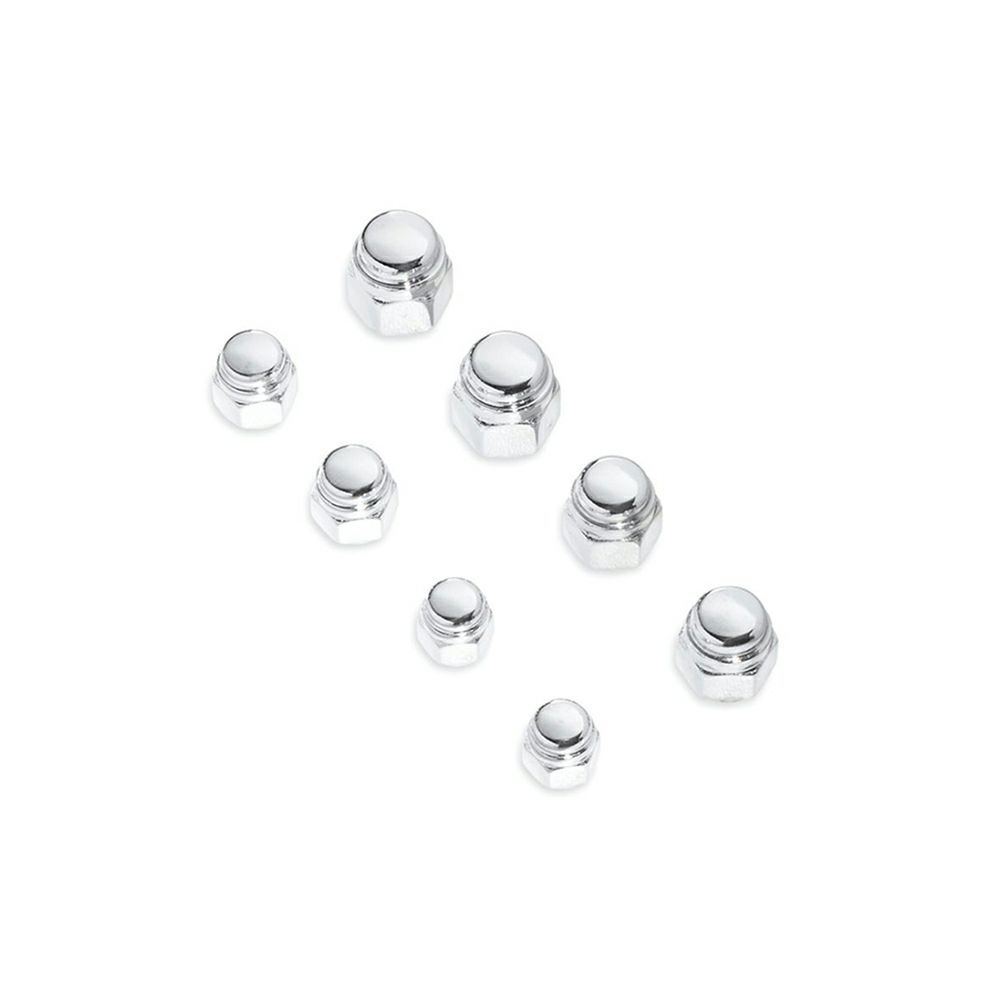 乐天商城 - 【8065】ハーレー純正　ドームヘックスナット クローム 3/8インチ-24 スレッドDome Hex Nuts／EVOソフテイル／EVOツーリング／M8ソフテイル／TCソフテイル／TCツーリング&トライク