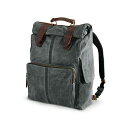 【93300117】ハーレー純正 ワックスド・キャンバス・バックパックWaxed Canvas Backpack/M8ツーリング&トライク/V-ROD
