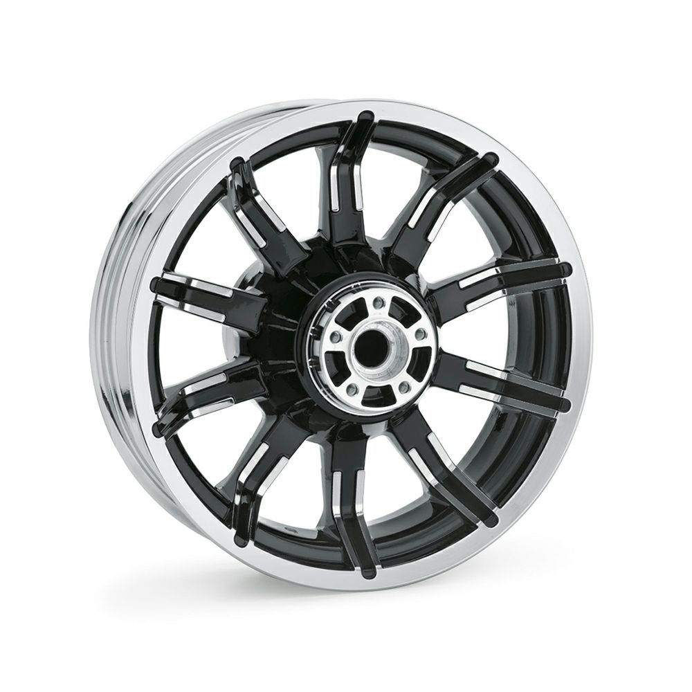 【40900391】ハーレー純正　インペラー・カスタムホイール　16インチ・リアImpeller 16 in. Rear Wheel - Contrast Chrome／EVOツーリング／M8ツーリング&トライク／TCツーリング&トライク