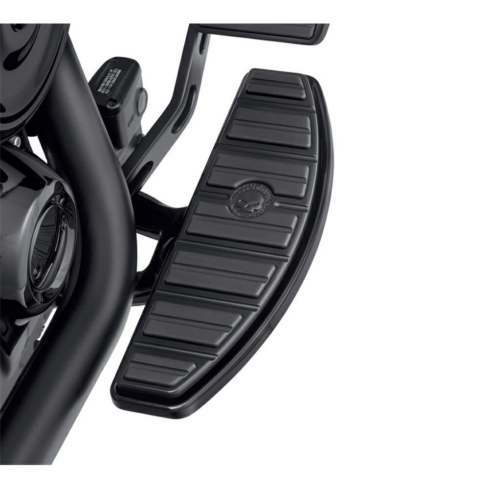 【50501284】ハーレー純正　ウィリーG.・スカル・コレクション・フットボード・インサートキット／ブラック　ライダー、クラシックスタイルWillie G Skull Rider Footboard Inserts／M8ソフテイル