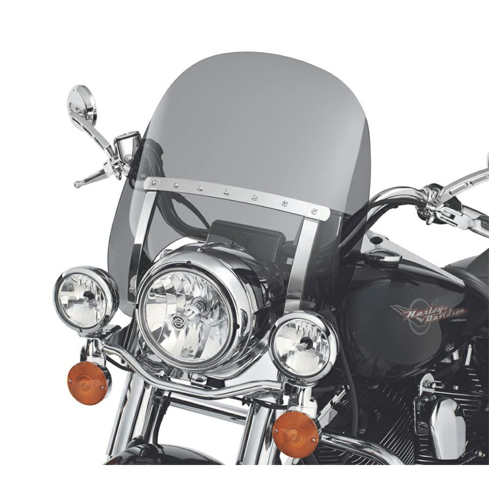 乐天商城 - 【57357-07】ハーレー純正　ロードキング／356mm・H-Dデタッチャブル・ウインドデフレクターRoad King 14 in. H-D Detachables Wind Deflector／EVOツーリング／M8ツーリング&トライク／TCツーリング&トライク